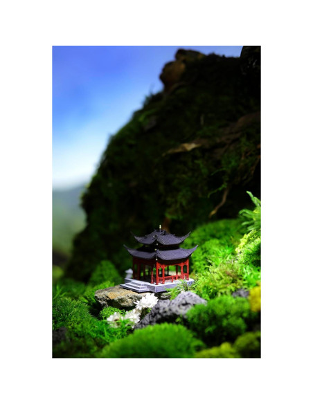 Pabellón Chino Tradicional KARESANSUI - Decoración Zen 6.35cm Pabellón Chino Tradicional KARESANSUI - Decoración Zen 6.35cm