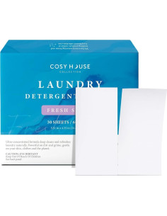 Hojas de Detergente para Ropa Cosy House - Aroma Fresco, 30 Hojas 2