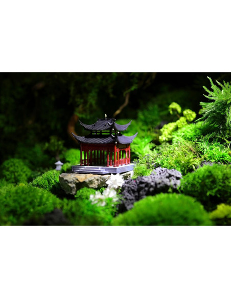 Pabellón Chino Tradicional KARESANSUI - Decoración Zen 6.35cm Pabellón Chino Tradicional KARESANSUI - Decoración Zen 6.35cm