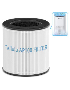 Filtro de Reemplazo Tailulu AP100 H13 3-en-1 para Purificador