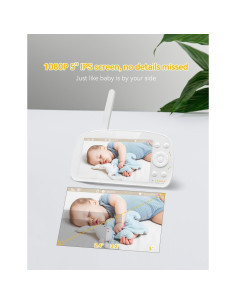 Monitor de Bebé 1080P 3-Link BM-5PD101 con Cámara y Audio 2