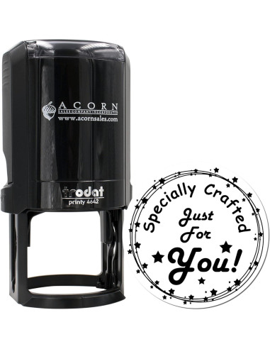 Estampilla de Goma Personalizada Acorn 4.13 cm Autoinking