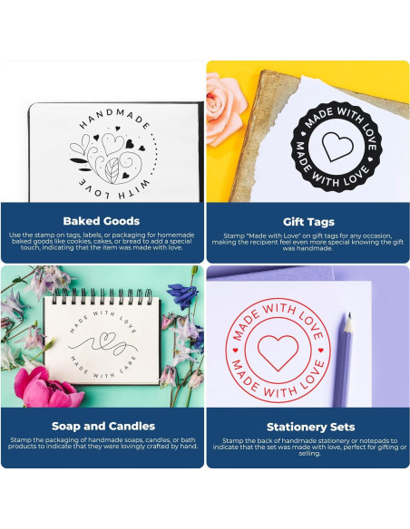 Estampilla de Goma Personalizada Acorn 4.13 cm Autoinking