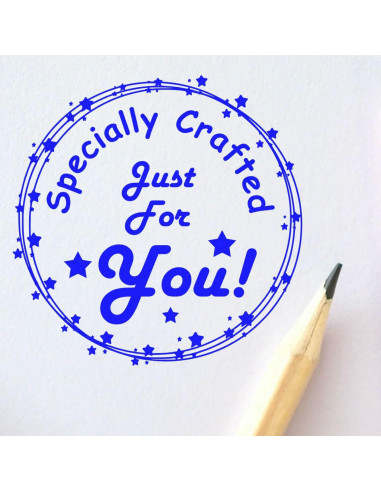 Estampilla de Goma Personalizada Acorn 4.13 cm Autoinking