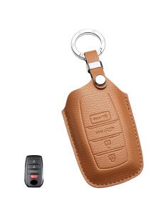 Funda de Llavero de Cuero Premium WiiLemz para Toyota