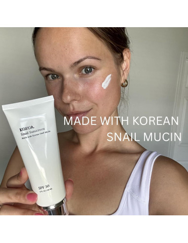 Protector Solar Natural SPF 30 Korua con Mucina de Caracol