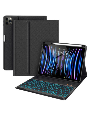 Funda de Teclado para iPad Pro 12.9" BLUTLOTUS con Soporte