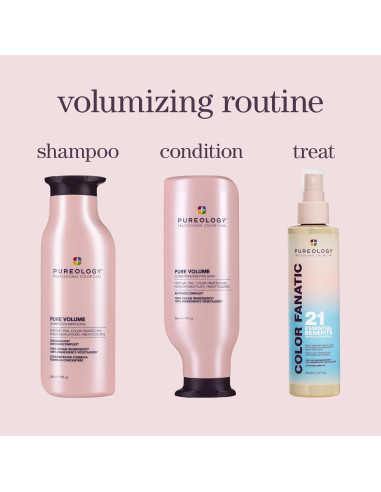 Acondicionador Pureology Pure Volume 250g - Cabello Fino y Tratado