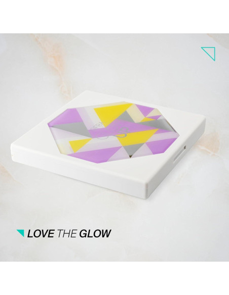 Paleta Iluminador Facial Brilla - 8 Tonos, Recipiente Recargable Paleta Iluminador Facial Brilla - 8 Tonos, Recipiente Recargable