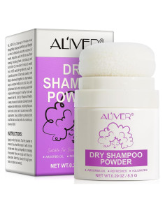 Polvo de Champú Seco Biotina 8.5g para Cabello Oscuro - Sin Aerosol