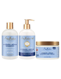 Conjunto Champú y Acondicionador SheaMoisture Miel de Manuka 3 Piezas