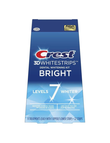Crest 3D Whitestrips Kit Blanqueamiento Dental 22 Tiras
