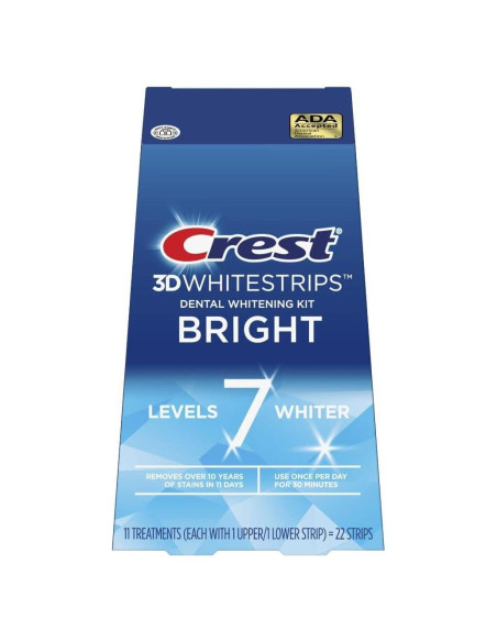 Crest 3D Whitestrips Kit Blanqueamiento Dental 22 Tiras