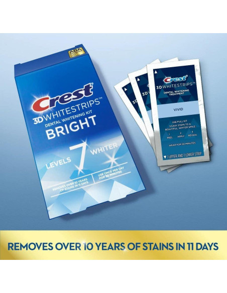 Crest 3D Whitestrips Kit Blanqueamiento Dental 22 Tiras