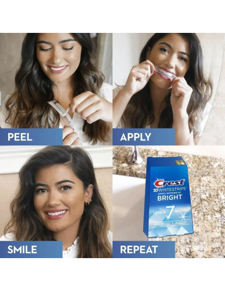 Crest 3D Whitestrips Kit Blanqueamiento Dental 22 Tiras
