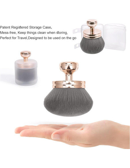 Brocha Kabuki Grande BABYSHEEP para Autobronceador 8.4 cm Oro Rosa Brocha Kabuki Grande BABYSHEEP para Autobronceador 8.4 cm Oro Rosa