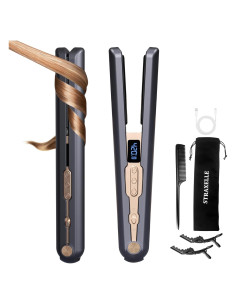 Alisador y Rizadora Inalámbrica Straxelle 2 en 1 350-420F