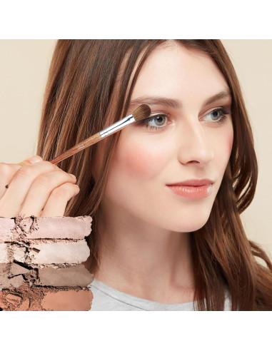 Juego de Brochas de Maquillaje BUTIYO 6 Pcs Pelo Natural