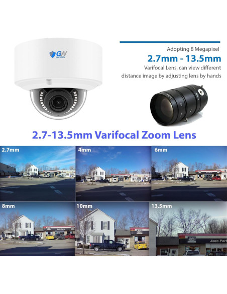 Sistema de Cámara de Seguridad GW Security 4K 8MP 16 Canales