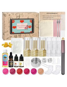 Kit de Labiales DIY JUYRLE - 47 Piezas, Mate Terciopelo