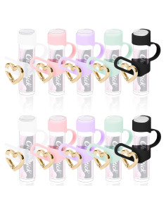 Soporte para Bálsamo Labial Likesing 10 Pcs Silicona Colores