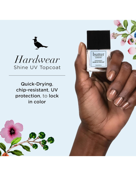 Esmalte de Uñas Butter LONDON Hardwear Top Coat Brillante 11.34g