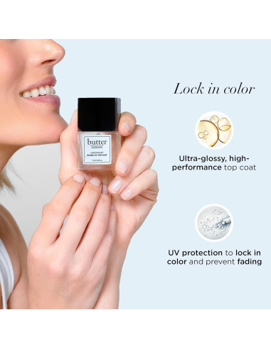 Esmalte de Uñas Butter LONDON Hardwear Top Coat Brillante 11.34g