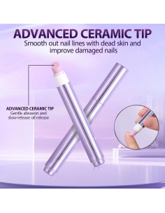 Bolígrafo de Aceite para Cutículas 3-en-1 Ruanmian - Hidrata y Fortalece Uñas 2