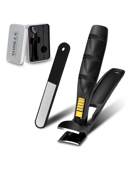 Cortauñas Profesional SHINLEA con Recogedor para Uñas Gruesas