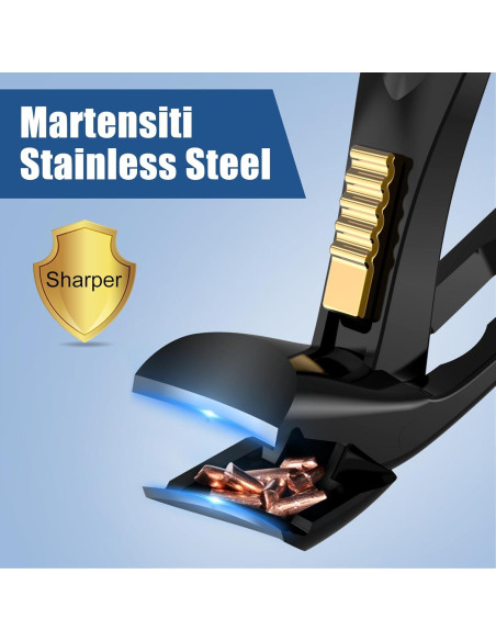 Cortauñas Profesional SHINLEA con Recogedor para Uñas Gruesas