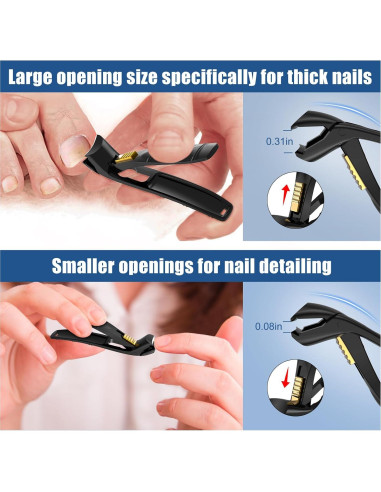 Cortauñas Profesional SHINLEA con Recogedor para Uñas Gruesas