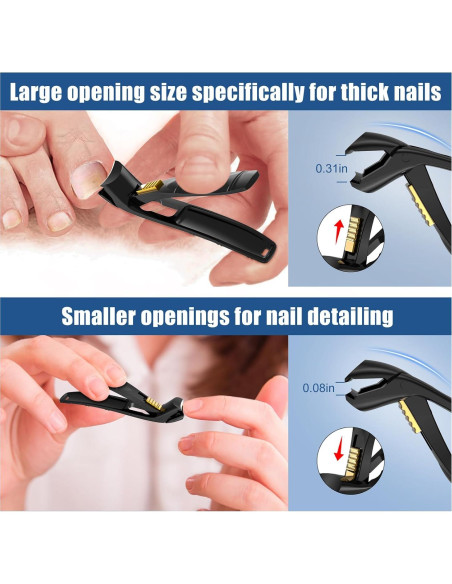 Cortauñas Profesional SHINLEA con Recogedor para Uñas Gruesas