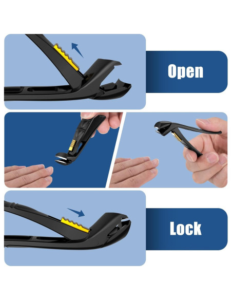 Cortauñas Profesional SHINLEA con Recogedor para Uñas Gruesas