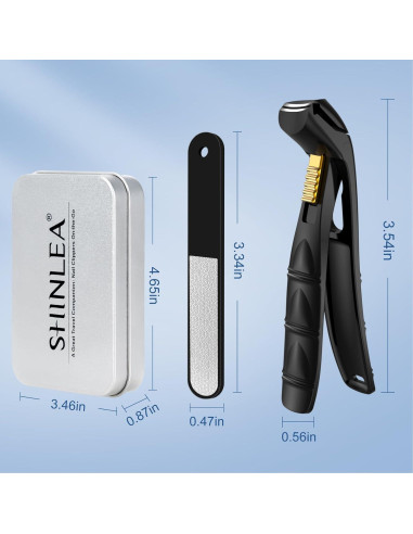Cortauñas Profesional SHINLEA con Recogedor para Uñas Gruesas