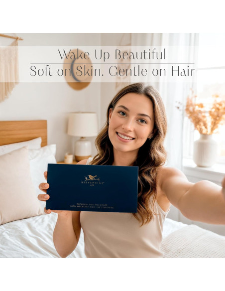 Funda de Almohada de Seda 100% Morera StevePicks 50.8x66 cm