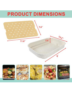 Sartén Cerámica Antiadherente WEBROIL para Ninja Foodi FG551 2