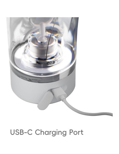 Botella Mezcladora Eléctrica VOLTRX VortexBoost 700ml USB-C