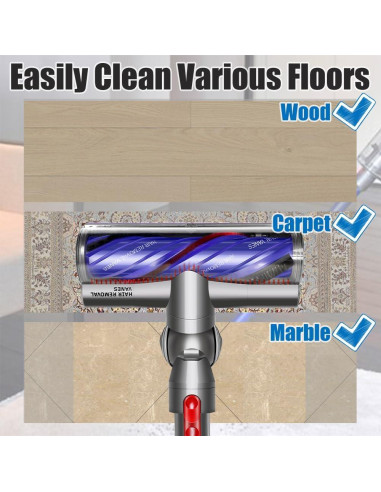 Cabezal de Cepillo Anti-Enredos Dyson V7 V8 V10 V11 V15 - Repuesto