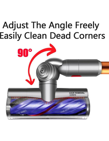 Cabezal de Cepillo Anti-Enredos Dyson V7 V8 V10 V11 V15 - Repuesto Cabezal de Cepillo Anti-Enredos Dyson V7 V8 V10 V11 V15 - Repuesto