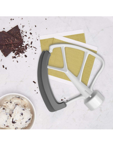 Batidor de borde flexible KITCHPOWER 4.5-5L blanco