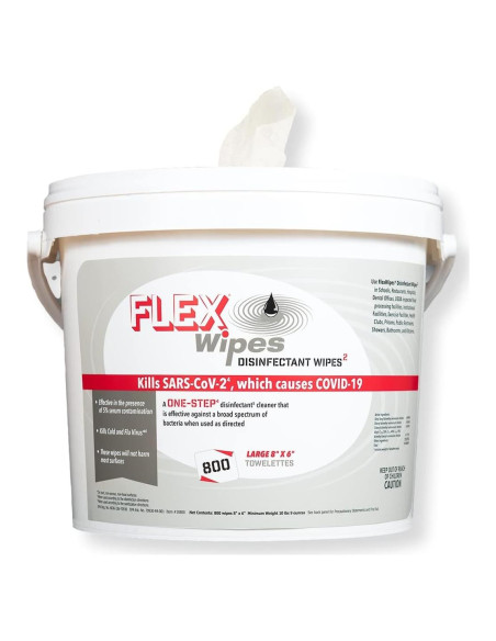 Kit de Toallitas Desinfectantes Flex Wipes 10800 - 800 Unidades