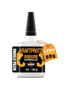 Super Glue Gel KRAFTPROTZ 49.6g Adhesivo Extra Fuerte