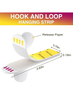 Tiras Adhesivas para Colgar Cuadros Summerbrite XL 40 Tiras 2