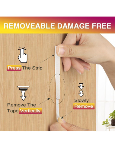 Tiras Adhesivas para Colgar Cuadros Summerbrite XL 40 Tiras