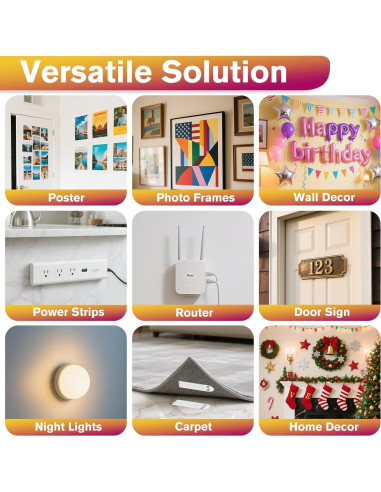 Tiras Adhesivas para Colgar Cuadros Summerbrite XL 40 Tiras