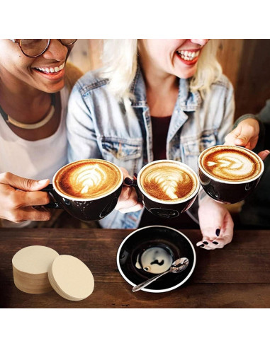 Filtros de Papel para Café Clinuse 800 Unidades 64 mm Sin Blanquear