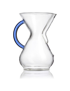 Cafetera Chemex de Vidrio 6 Tazas Zafiro - Diseño Moderno