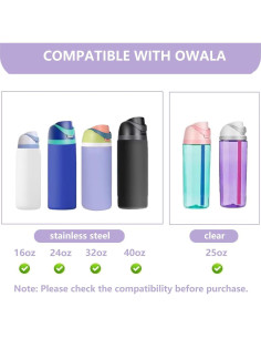 Tapa de Reemplazo Owala Freesip 24oz Naranja a Prueba de Fugas 2