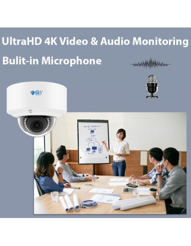 Sistema de Cámara de Seguridad GW Security 4K 8MP 16 Canales