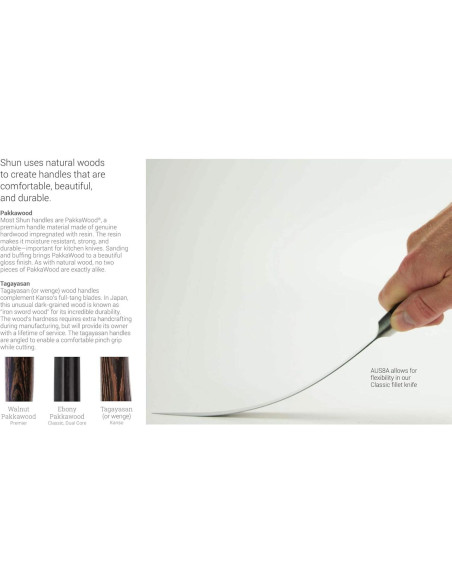 Conjunto de Tallado Shun Classic 2 Piezas - Cuchillo 22.86 cm